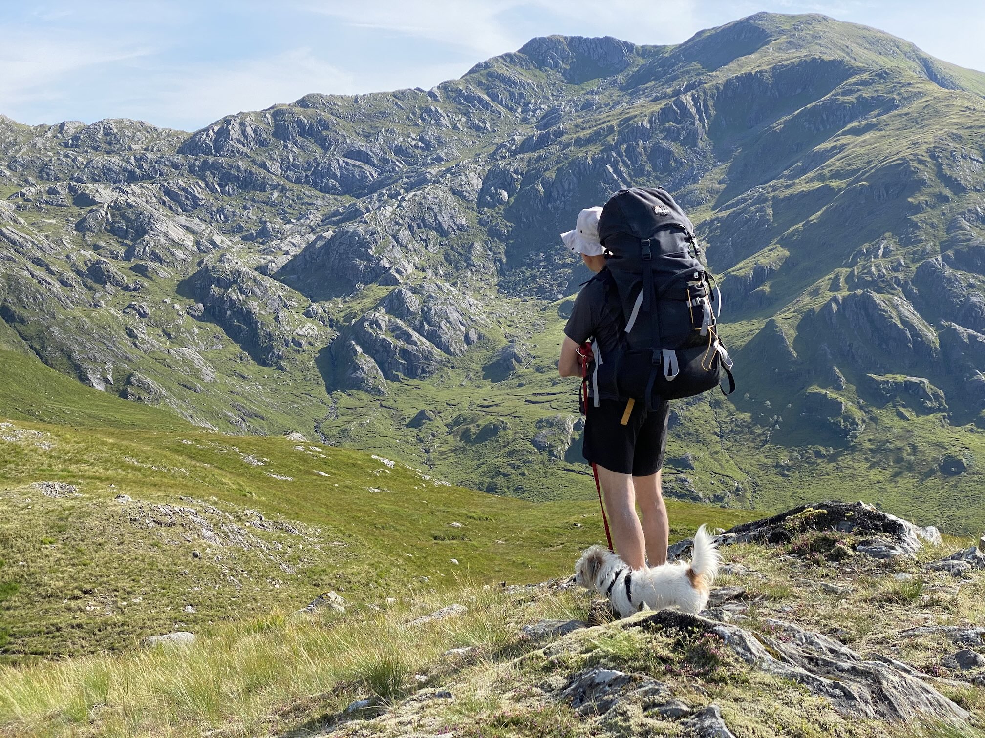 Shinty & me in Knoydart